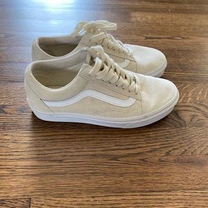 VANS old skool tan suede Size 8